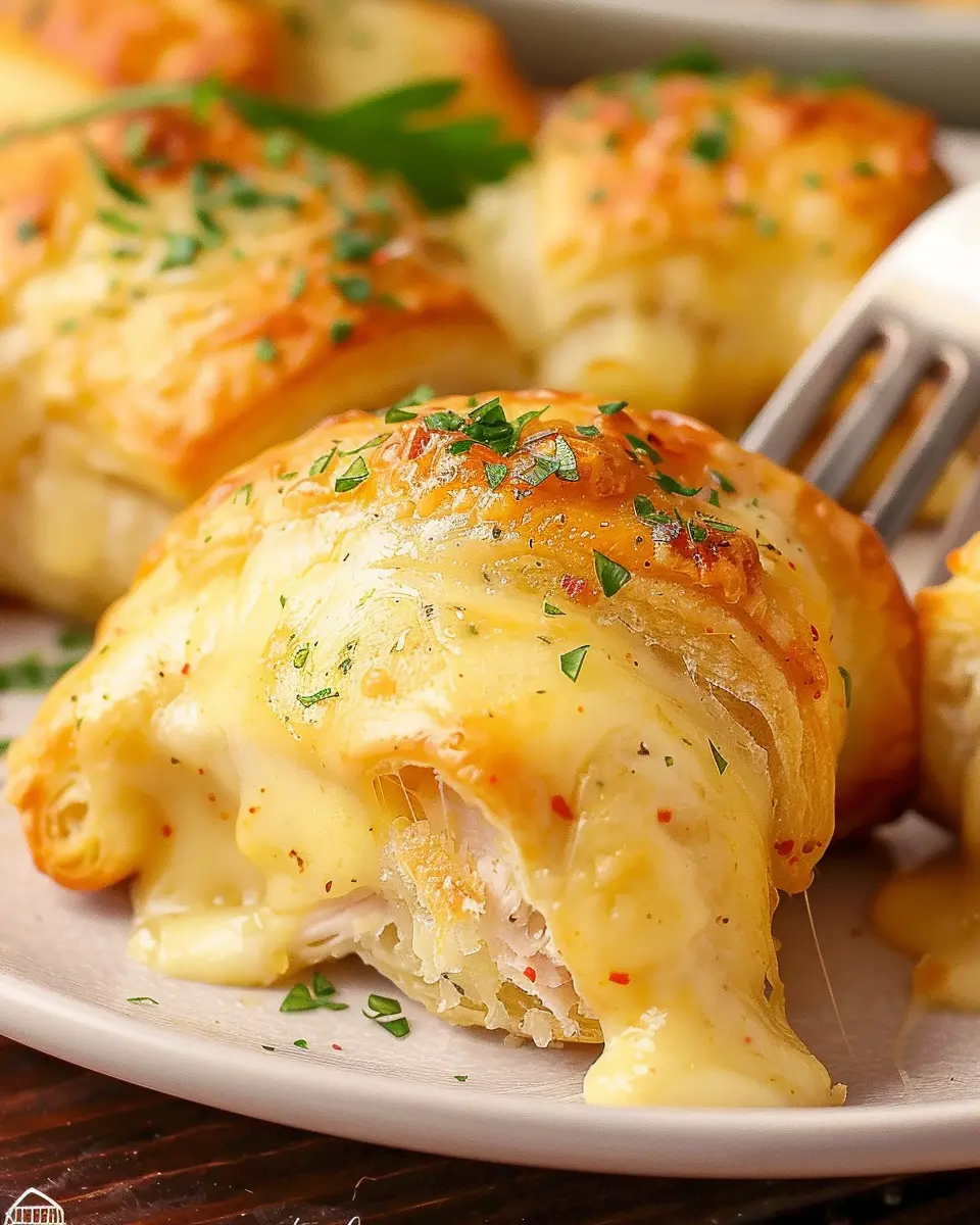 Cheesy Chicken Crescent Rolls: Easy Recipe with Turkey Bacon Twist