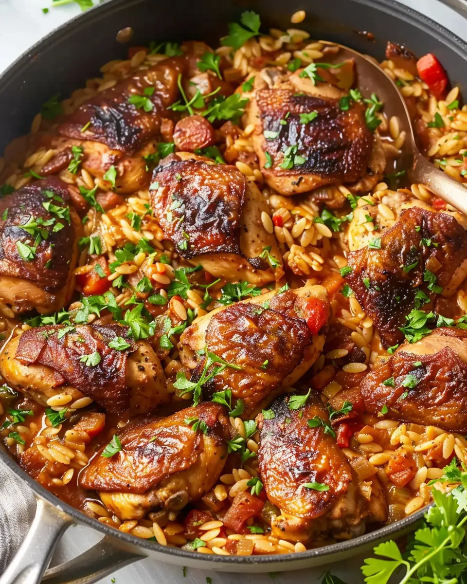 One Pot Cajun Chicken and Orzo: Easy Comfort Food Delight