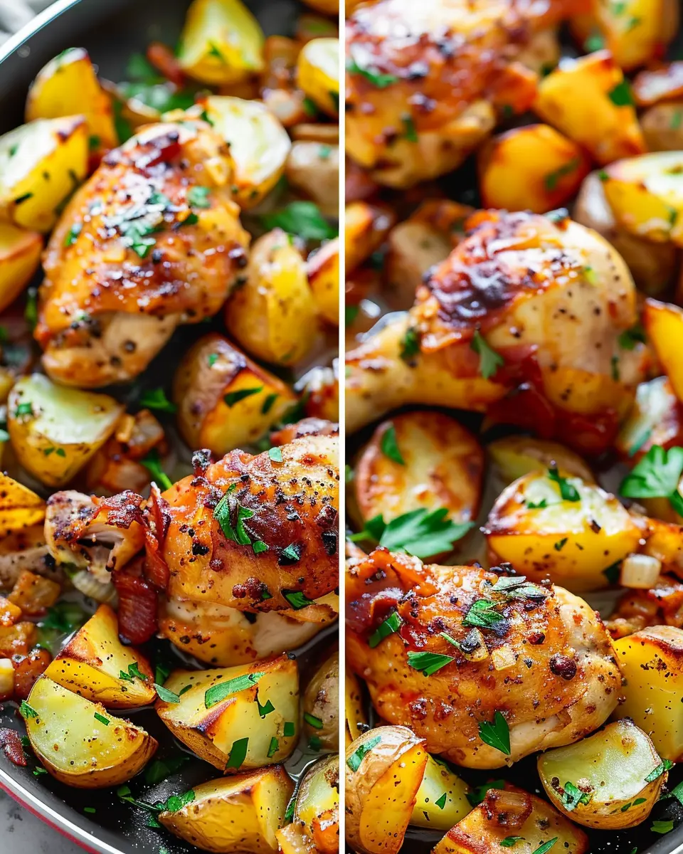 Garlic Butter Chicken and Potatoes: The Best Comfort Dish You’ll Love